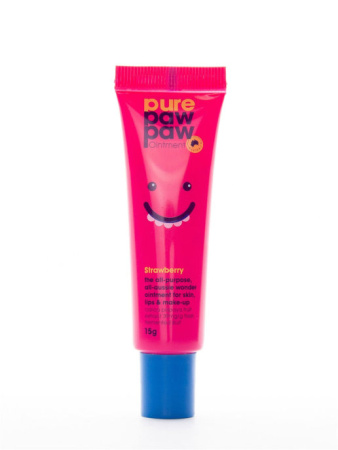 Бальзам для губ классический с ароматом клубники Pure Paw Paw 15 гр (000251)